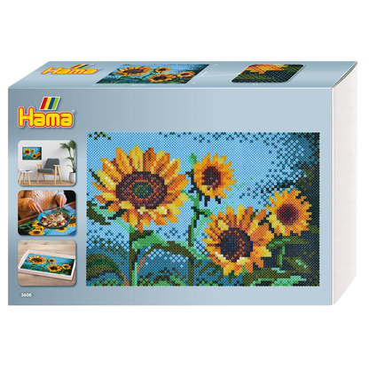 Artikelbild für Hama® Bügelperlen Set Sonnenblumen mehrfarbig, Artikelnummer 191847