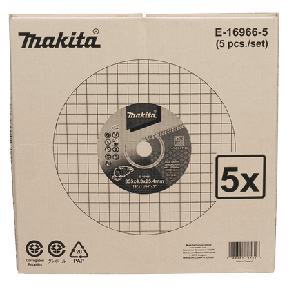 Artikelbild 3 für makita Trennscheiben E-16966-5, 5 St., Artikelnummer 494579