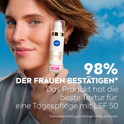 Artikelbild 4 für NIVEA LUMINOUS630® ANTI-PIGMENTFLECKEN LSF 50 Gesichtsfluid 40,0 ml, Artikelnummer 579587
