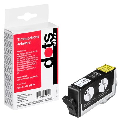 Artikelbild für dots schwarz Druckerpatrone kompatibel zu HP 364XL (CN684EE), Artikelnummer 575371