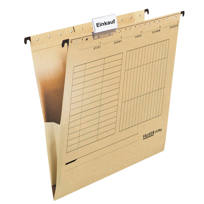 Artikelbild 2 für FALKEN Hängetaschen UNIREG natronbraun, 25 St., Artikelnummer 633313