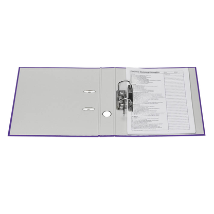 Artikelbild 6 für DONAU Klassik Ordner lila Karton 5,0 cm DIN A4, 1 St., Artikelnummer 183889