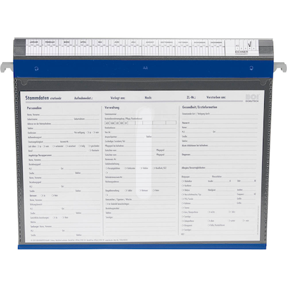 Artikelbild 2 für BOI Patienten-Dokumentations-Hängemappe 4-Ringe PMH4R blau Boden: 2,5 cm, 1 St., Artikelnummer 666881