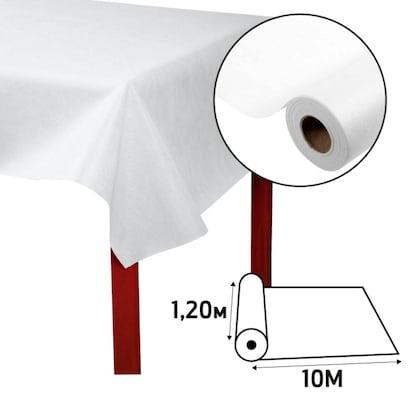 Artikelbild 3 für PROnappe Tischdecke weiß 1,2 x 10,0 m, 4 Rollen, Artikelnummer 364871