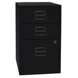 Artikelbild 1 für BISLEY Home Standcontainer schwarz 3 Auszüge Kunststoff-Muldengriff schwarz 41,3 x 40,0 x 67,2 cm, Artikelnummer 728675