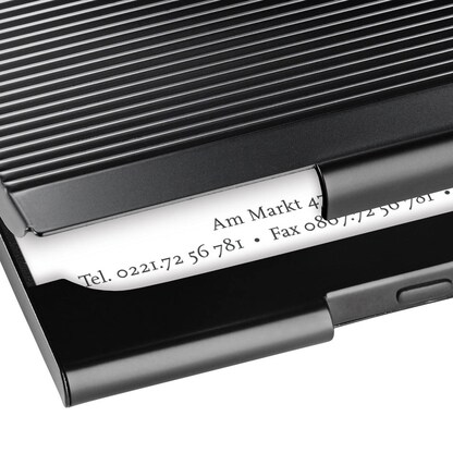 Artikelbild 3 für SIGEL Visitenkartenetui schwarz, für bis zu 20 Visitenkarten, Artikelnummer 353742