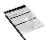 Artikelbild 1 für DURABLE Klemmschienen schwarz DIN A4 60 Blatt, 50 St., Artikelnummer 233775