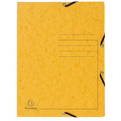 Artikelbild für Exacompta Eckspanner DIN A4 gelb, 25 St., Artikelnummer 286817