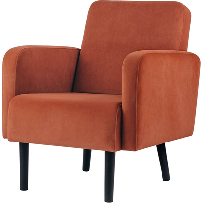 Artikelbild 2 für meet powered by PAPERFLOW Sessel LISBOA rost schwarz Stoff 71,0 x 81,5 x 83,0 cm, 1 St., Artikelnummer 851111