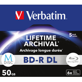 Artikelbild 1 für verbatim Blu-ray BD-R 50 GB bedruckbar, 5 St., Artikelnummer 970398