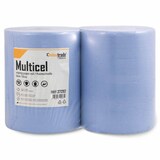 Artikelbild 1 für Industrade® Putztuchrollen Multicel 2-lagig blau, 1.000 Blätter, 2 Rollen, Artikelnummer 242006
