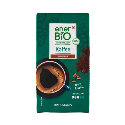 Artikelbild für enerBiO Bio-Kaffee, gemahlen, Arabicabohnen kräftig, 500,0 g, Artikelnummer 639894