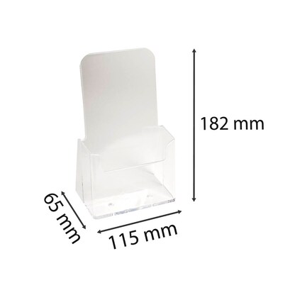 Artikelbild 3 für Exacompta Tischprospekthalter Office Exacryl transparent DIN lang 11,5 x 6,5 x 18,2 cm, 1 St., Artikelnummer 697039