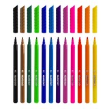 Artikelbild 1 für Kores® Korello Filzstifte farbsortiert, 12 St., Artikelnummer 766582