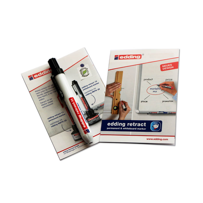 Artikelbild 5 für edding retract 11 Permanentmarker blau 1,5 - 3,0 mm, 1 St., Artikelnummer 476111