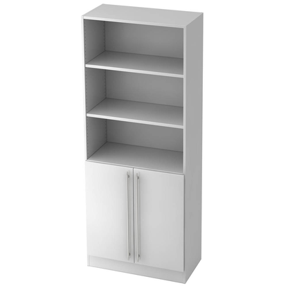 Artikelbild für HAMMERBACHER Regalschrank Orbis, V7700/W/W/RE weiß 80,0 x 42,0 x 200,4 cm, 1 St., Artikelnummer 636807