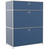 Artikelbild 1 für viasit System4 Schubladenschrank violettblau 1 Schublade 77,9 x 40,4 x 99,35 cm, 1 St., Artikelnummer 515542