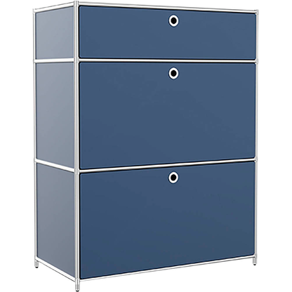 Artikelbild für viasit System4 Schubladenschrank violettblau 1 Schublade 77,9 x 40,4 x 99,35 cm, 1 St., Artikelnummer 515542