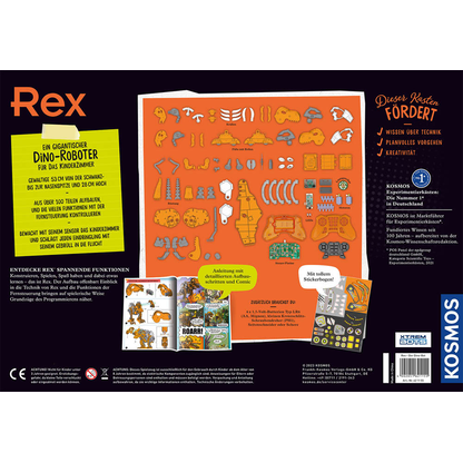 Artikelbild 3 für KOSMOS Experimentierkasten Rex - Der Dino-Bot orange, Artikelnummer 993313