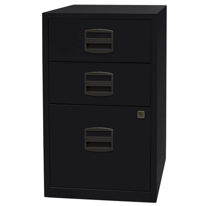 Artikelbild 5 für BISLEY Home Standcontainer schwarz 3 Auszüge Kunststoff-Muldengriff schwarz 41,3 x 40,0 x 67,2 cm, Artikelnummer 728675