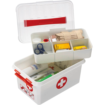 Artikelbild 3 für sunware the q-line Erste-Hilfe-Box 6,0 l weiß/rot 30,0 x 20,0 x 14,5 cm, 1 St., Artikelnummer 427894