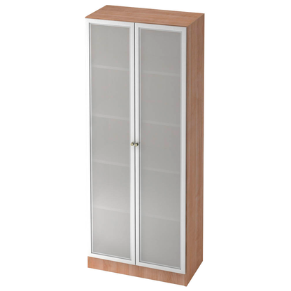 Artikelbild für HAMMERBACHER 6100G SG Vitrine nussbaum 4 Fachböden, Artikelnummer 862868