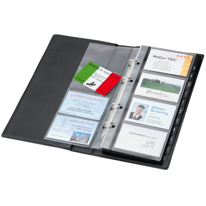 Artikelbild 3 für SIGEL Visitenkarten-Ringbuch schwarz, 1 St., Artikelnummer 287847