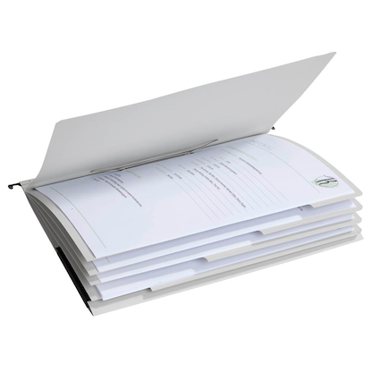 Artikelbild 8 für dots Personalhefter Karton lichtgrau DIN A4 4x kaufmännische Heftung, 5 St., Artikelnummer 538603