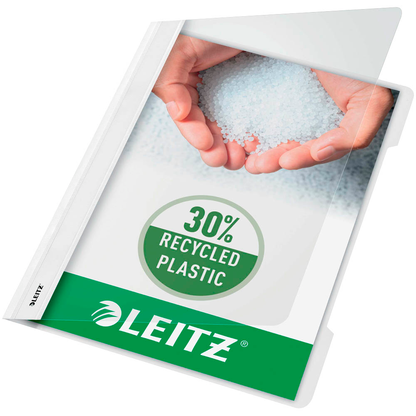 Artikelbild 2 für LEITZ Schnellhefter 4191 Kunststoff weiß DIN A4, 25 St., Artikelnummer 257958