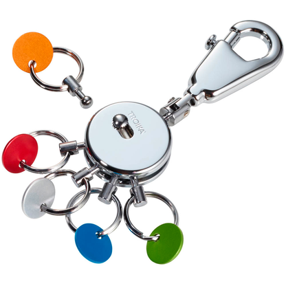 Artikelbild 3 für TROIKA® Schlüsselanhänger PATENT/Colour glänzend mehrfarbig, Artikelnummer 665879