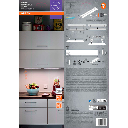 Artikelbild 6 für OSRAM Linear LED Mobile LED Unterbauleuchte weiß, 1 St., Artikelnummer 710089