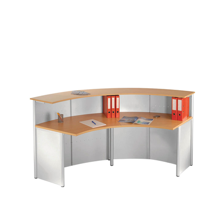 Artikelbild 6 für Kerkmann Anbautheke Genua gebogen, buche, silber 126,5 x 80,0 x 72,0 cm, Artikelnummer 359240