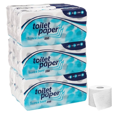 Artikelbild für wepa Toilettenpapier SUPER SOFT 3-lagig, 72 Rollen, Artikelnummer 423208