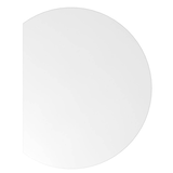 Artikelbild 1 für HAMMERBACHER Anbautisch höhenverstellbar JA60 weiß, silber halbrund 60,0 x 80,0 x 65,5 - 82,5 cm, Artikelnummer 863884