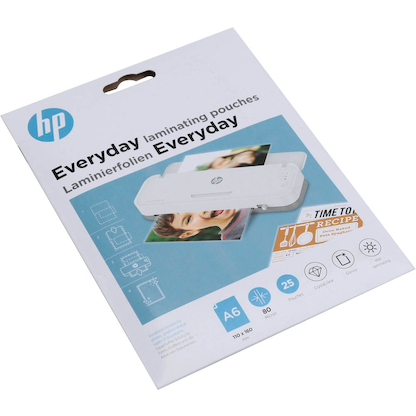 Artikelbild für HP Everyday Laminierfolien glänzend für A6 80 micron, 25 St., Artikelnummer 425771