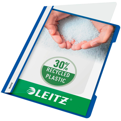 Artikelbild 2 für LEITZ Schnellhefter 4191 Kunststoff blau DIN A4, 25 St., Artikelnummer 257937