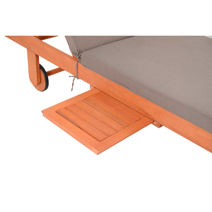 Artikelbild 14 für Garden Pleasure Sonnenliege SAN DIEGO braun Holz, Artikelnummer 543789