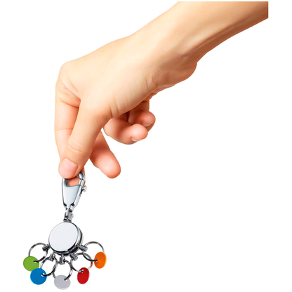 Artikelbild 6 für TROIKA® Schlüsselanhänger PATENT/Colour glänzend mehrfarbig, Artikelnummer 665879