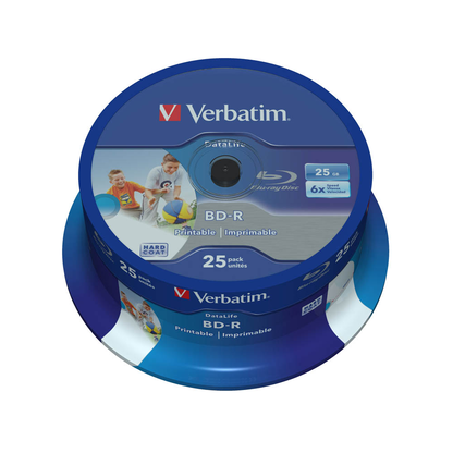 Artikelbild 2 für verbatim Blu-ray BD-R 25 GB bedruckbar, 25 St., Artikelnummer 357398