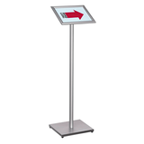 Artikelbild 1 für Showdown® Displays Infoständer silber DIN A4 30,0 x 29,2 x 108,0 cm, 1 St., Artikelnummer 893735