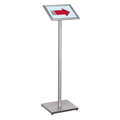 Artikelbild für Showdown® Displays Infoständer silber DIN A4 30,0 x 29,2 x 108,0 cm, 1 St., Artikelnummer 893735