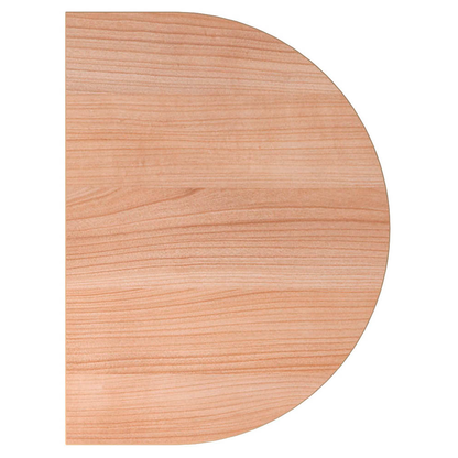 Artikelbild für HAMMERBACHER Anbautisch höhenverstellbar Orbis nussbaum, silber halbrund 60,0 x 80,0 x 65,5 - 82,5 cm, Artikelnummer 637052