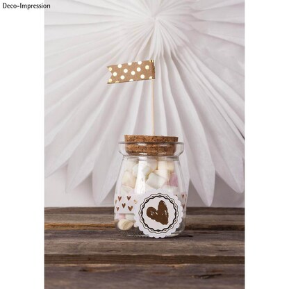 Artikelbild 2 für Rayher Vorratsglas transparent mit Kork Deckel, 1 St., Artikelnummer 975437