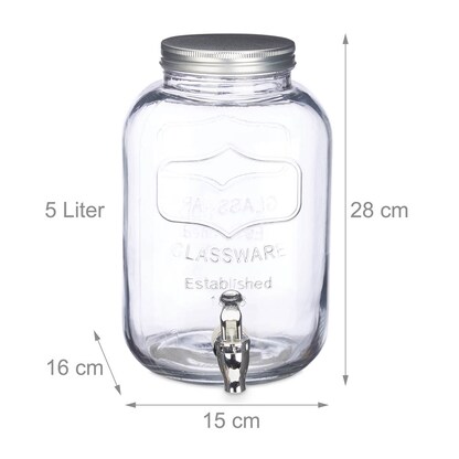 Artikelbild 7 für relaxdays Getränkespender 5,0 l, 1 St., Artikelnummer 382723