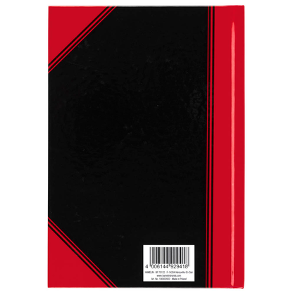 Artikelbild 7 für Bantex Notizbuch Chinakladde DIN A5 blanko, schwarz/rot Hardcover 192 Seiten, 1 St., Artikelnummer 429629