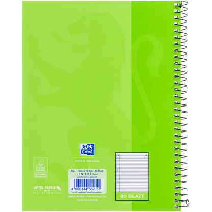 Artikelbild 10 für OXFORD Collegeblock Schule Kleinformat liniert DIN A5 Innenrand, 1 Block, Artikelnummer 759677