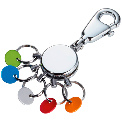 Artikelbild 5 für TROIKA® Schlüsselanhänger PATENT/Colour glänzend mehrfarbig, Artikelnummer 665879