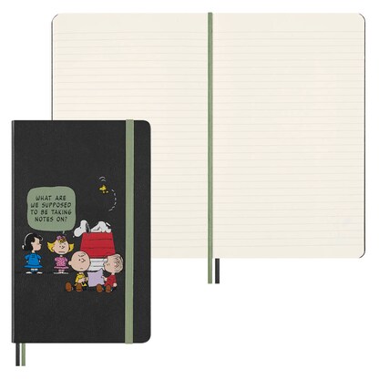 Artikelbild für MOLESKINE Notizbuch Peanuts Gruppe ca. DIN A5 liniert, grau Hardcover 176 Seiten, 1 St., Artikelnummer 718899