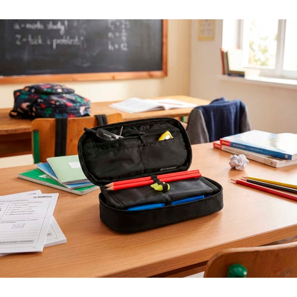 Artikelbild 5 für DONAU Schlampermäppchen schwarz, 21,0 x 10,5 cm, Artikelnummer 693939