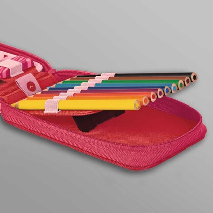 Artikelbild 6 für BRUNNEN Federmäppchen befüllt s'maepp Fruity Love rosa/rot 16-teilig, 20,0 x 4,5 cm, Artikelnummer 778116